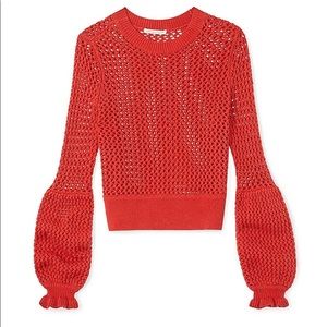 Rebecca Minkoff Bianca Sweater Terracotta Size L